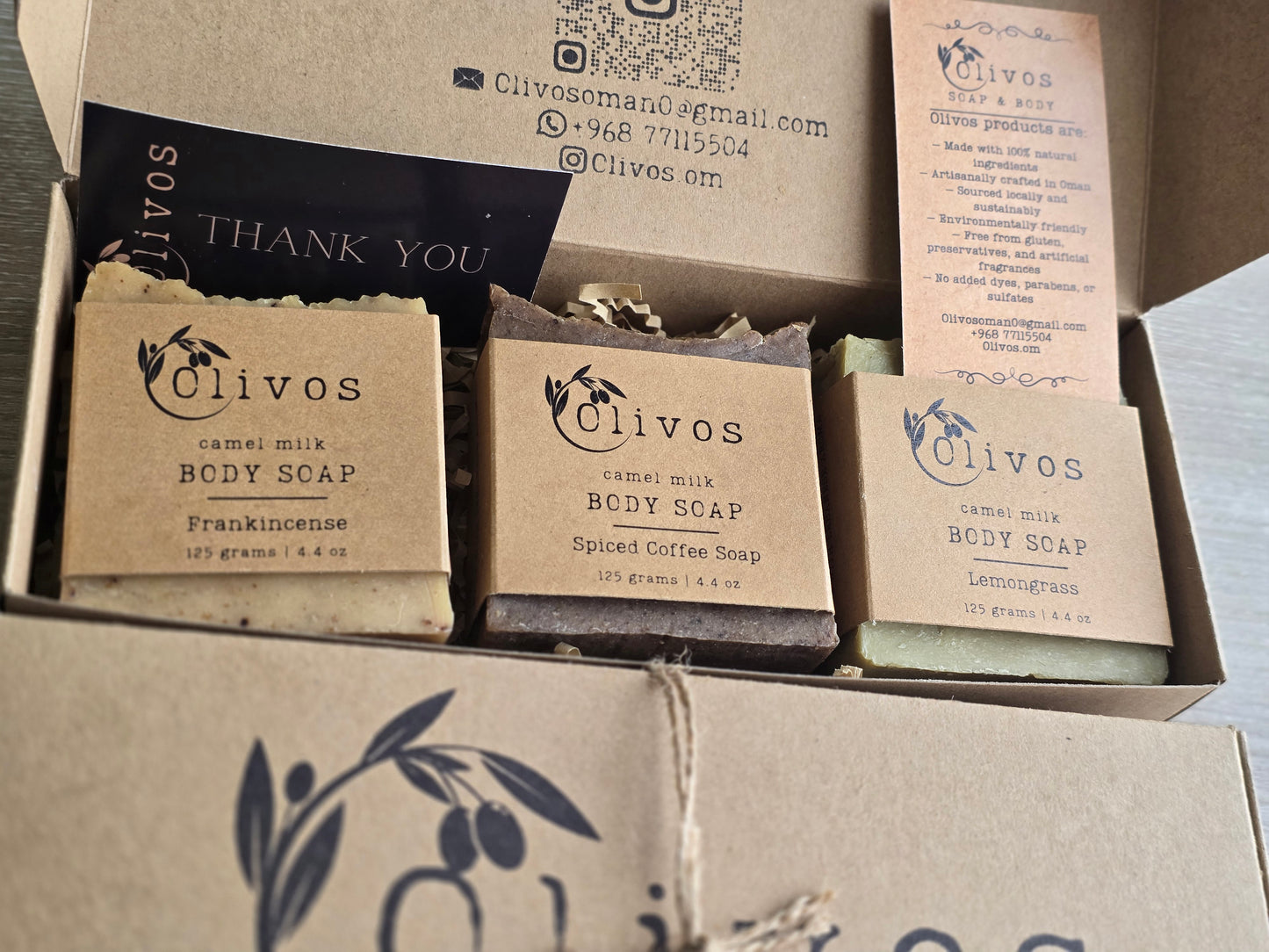 CAMEL MILK SOAP - 3 PIECE SET