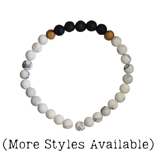 Aromatherapy Diffuser Bracelet - Choose Your Gemstone